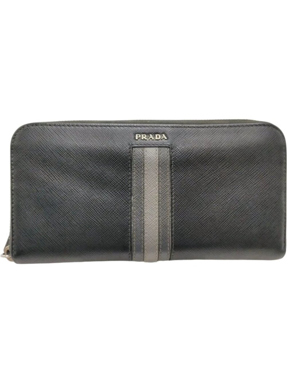 818236CQ (L3) Prada Wallet Long Black Leather